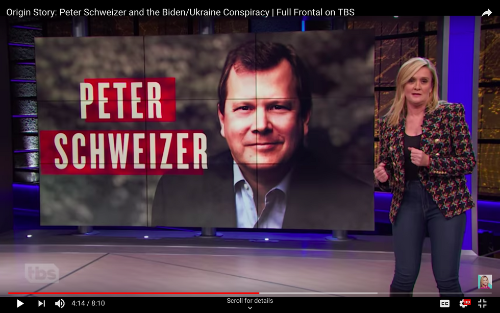 #EndorseThis: Samantha Bee Smacks Down Peter Schweizer, Hard