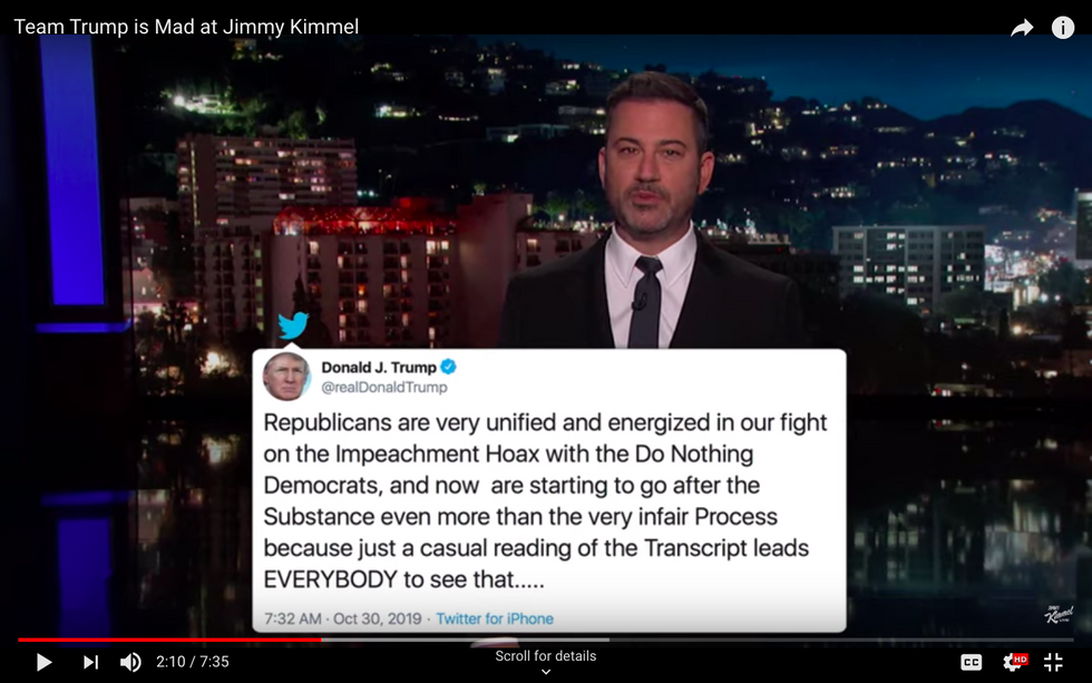 #EndorseThis: Jimmy Kimmel Is Sorry, But Not Too Sorry