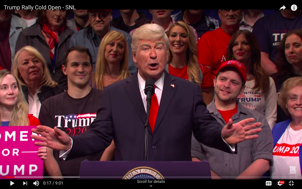 SNL Cold Open Spoofs The Trump Rally From Hell