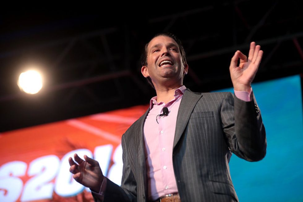 Trump Jr. Booed Off UCLA Stage By Far-Right Hecklers