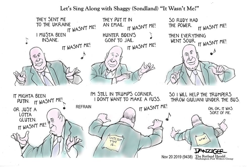 Danziger: Sondland Sings!