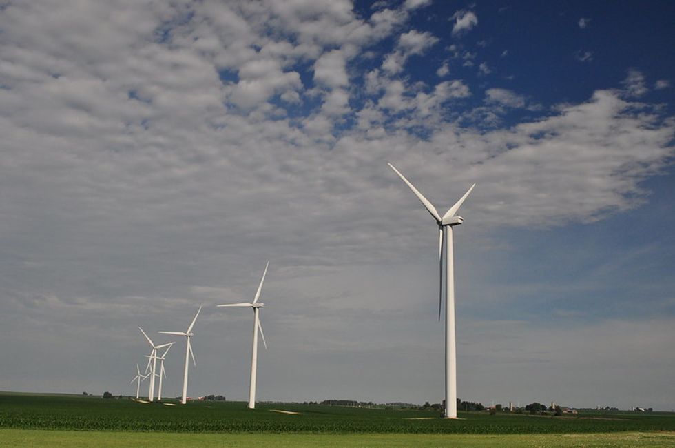 Trump Falsely Claims Wind Turbines ‘Spew’ Pollution