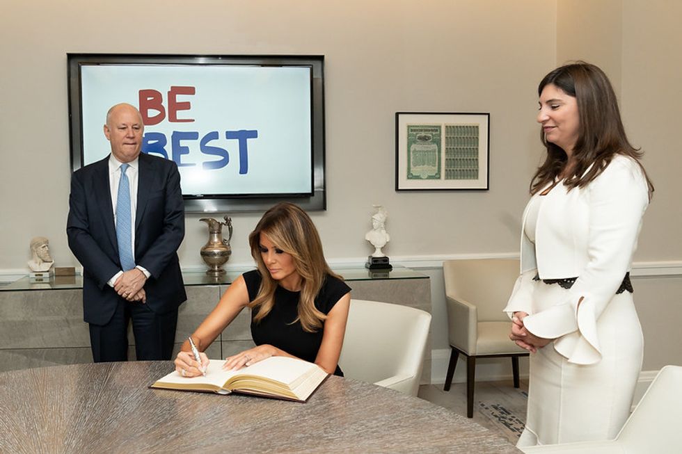 Melania Endorses Trump’s Online Bullying Of Teenage Activist