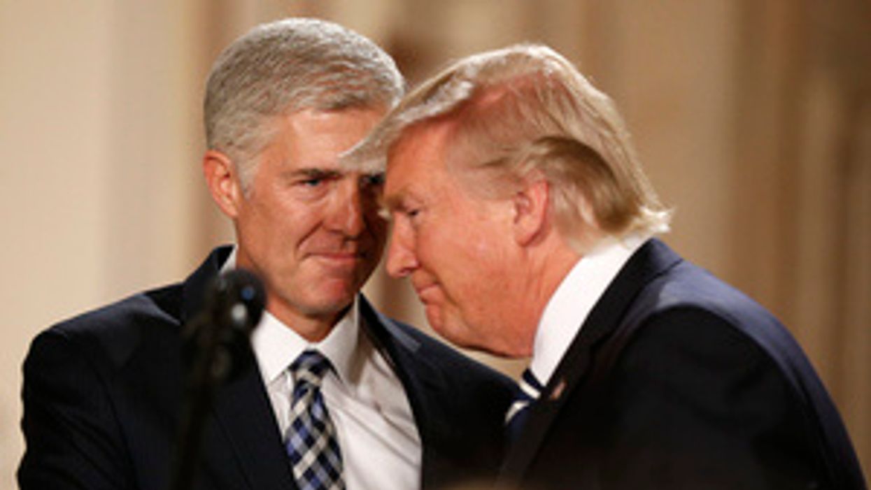 neil gorsuch with donald trump