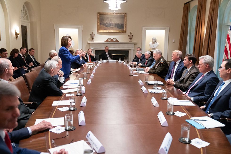 Trump Posts Rambling, Angry Letter To Pelosi Protesting Impeachment