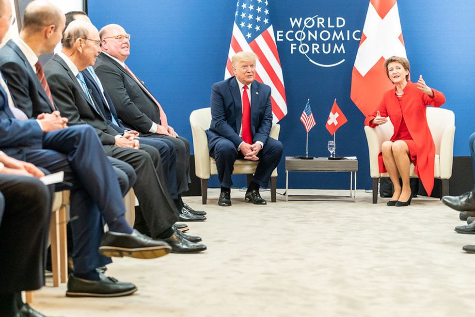 At Davos, Trump Boasts Of ‘Comeback’ Despite Weak Polls