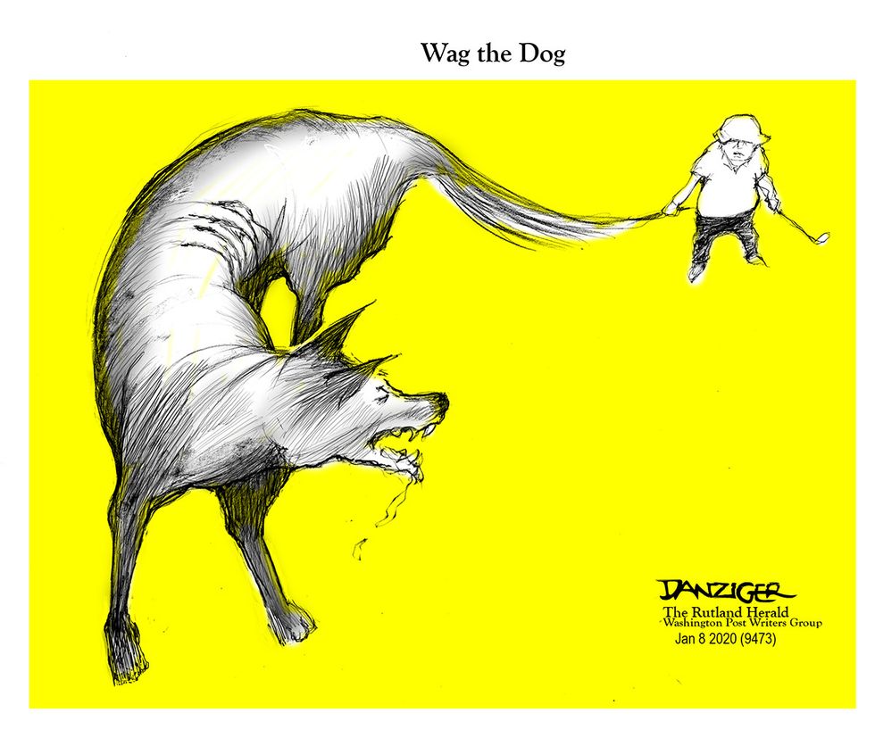 Danziger: Dog Bites Man