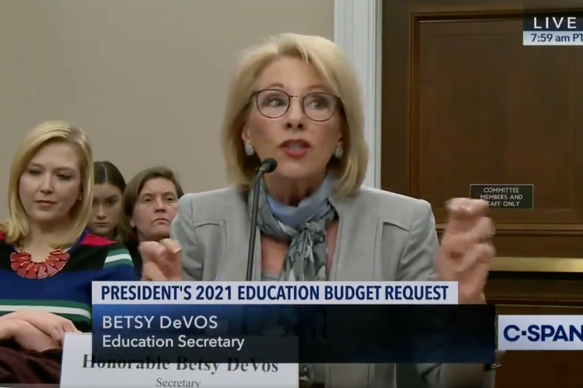 Betsy DeVos Stupid Again