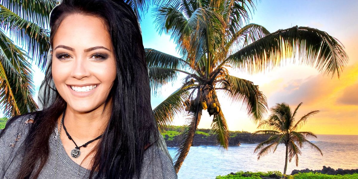 Tristin Mays in Hawaii.
