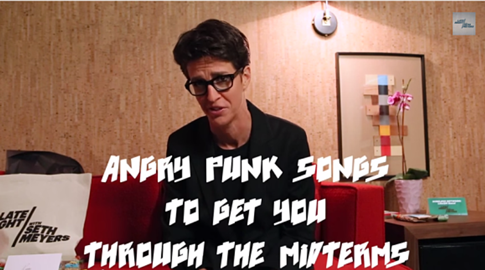 Endorse This: Rachel Maddow’s Angry Midterm Mixtape