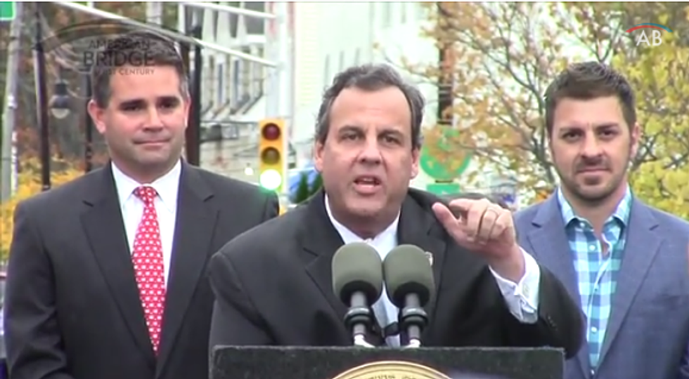 Endorse This: Christie Marks Sandy Anniversary By Bullying A Protester