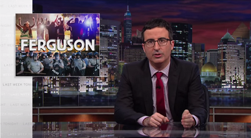 Endorse This! John Oliver Knows How To Solve Ferguson’s Problems