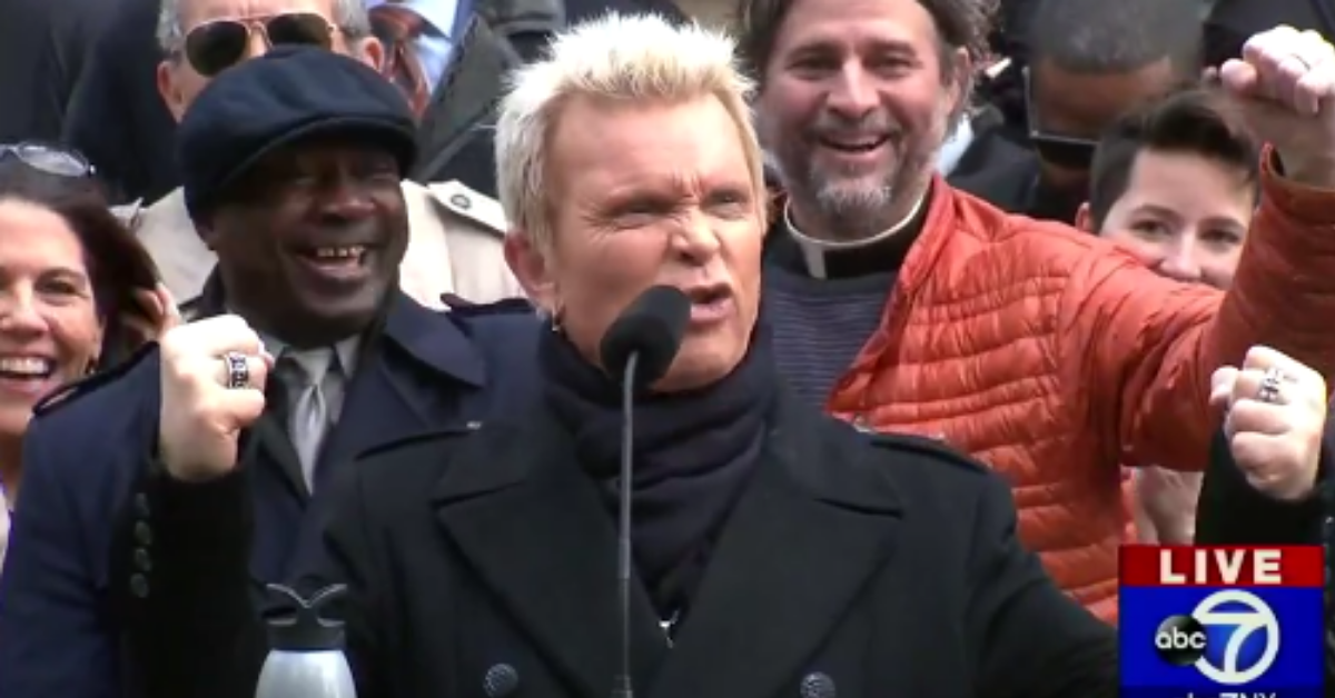 Video Of Billy Idol Chanting 'Billy Never Idles' As Part Of 'War On Idling' Campaign Is Truly A Bizarre Sign Of The Times