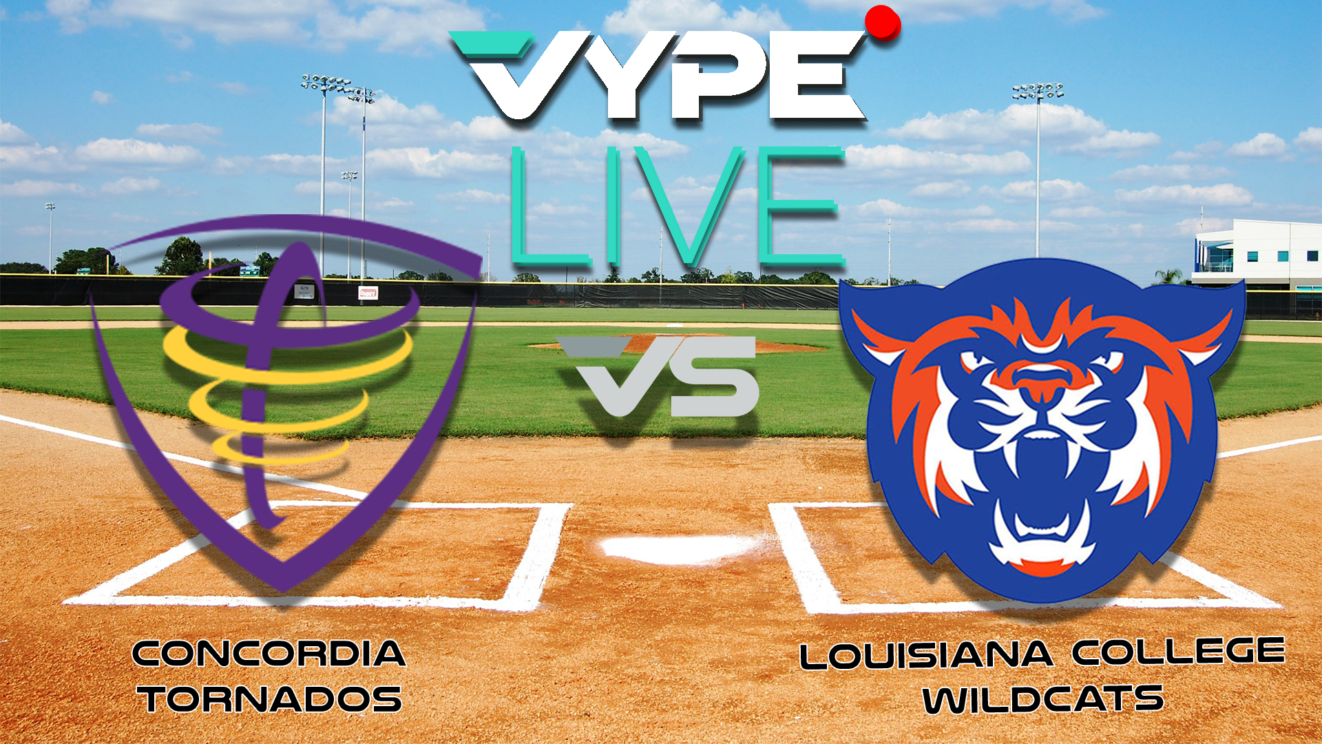 VYPE Live NCAA DIII Baseball: Concordia vs. Louisiana College, Game 1