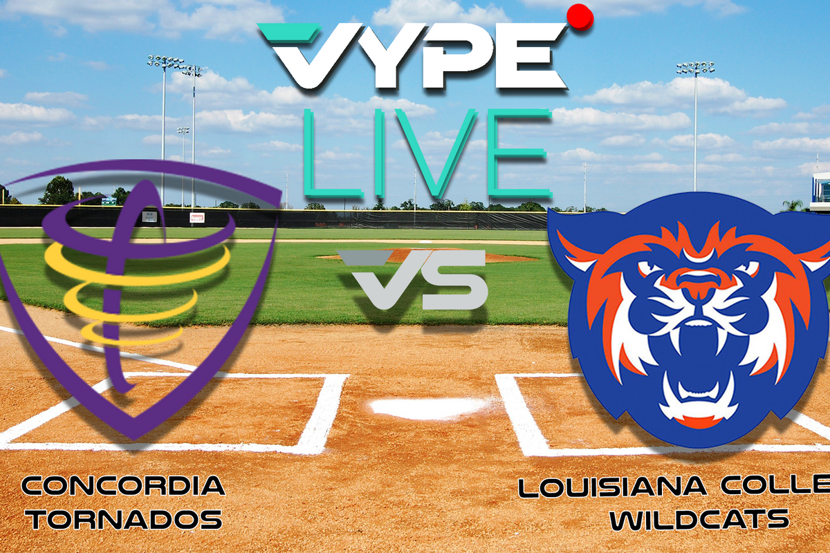 VYPE Live NCAA DIII Baseball: Concordia vs. Louisiana College, Game 1