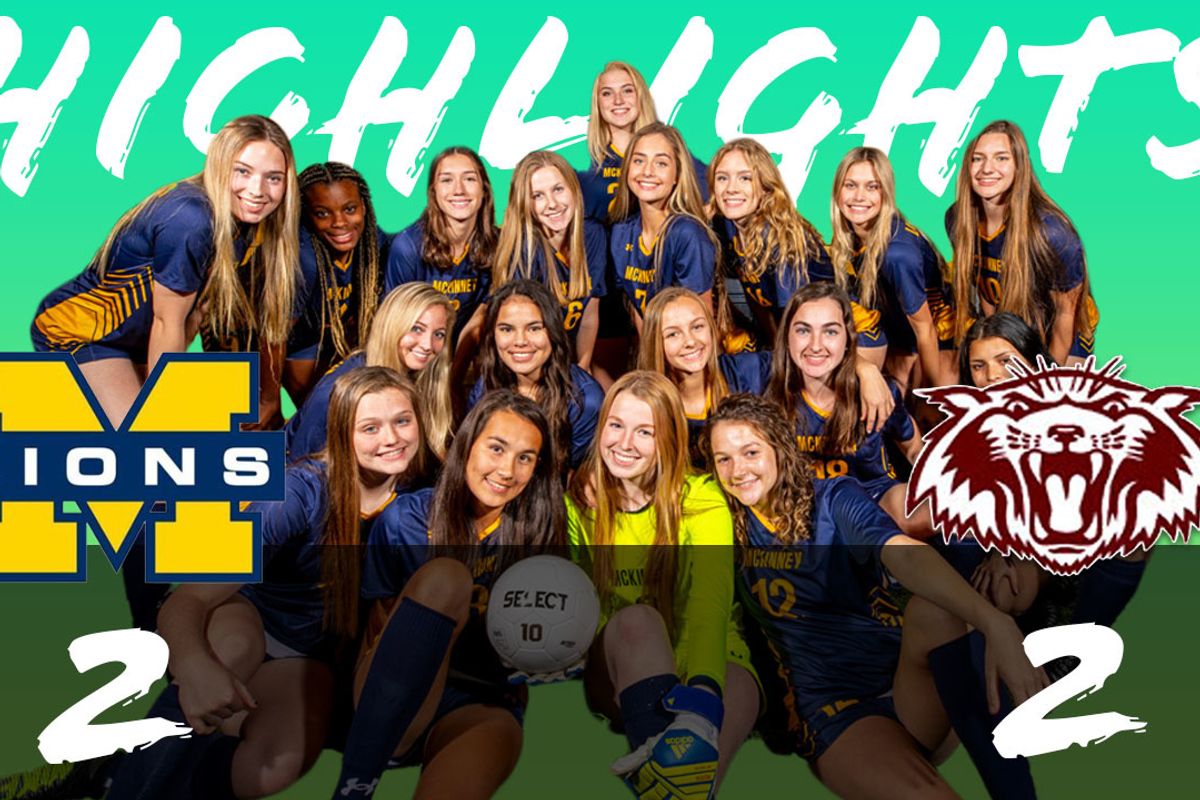 HIGHLIGHT: McKinney High vs Plano - Womens Soccer