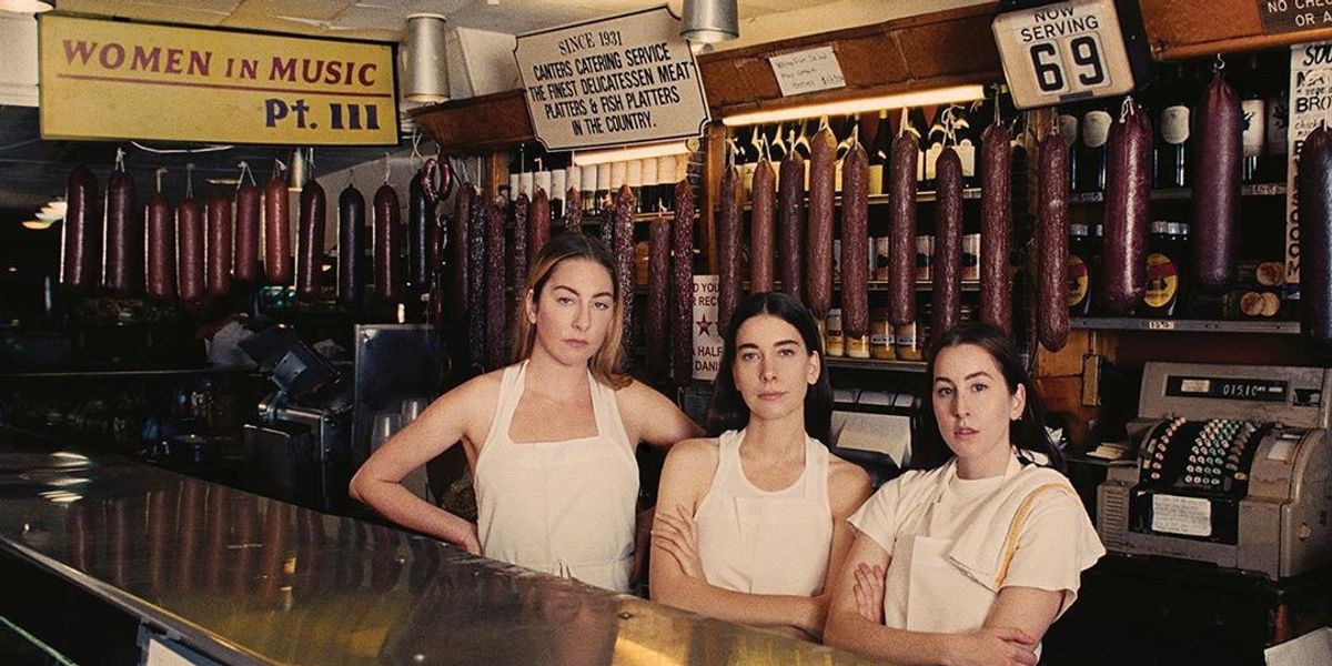 HAIM's New Album Cover Is a Literal Serve