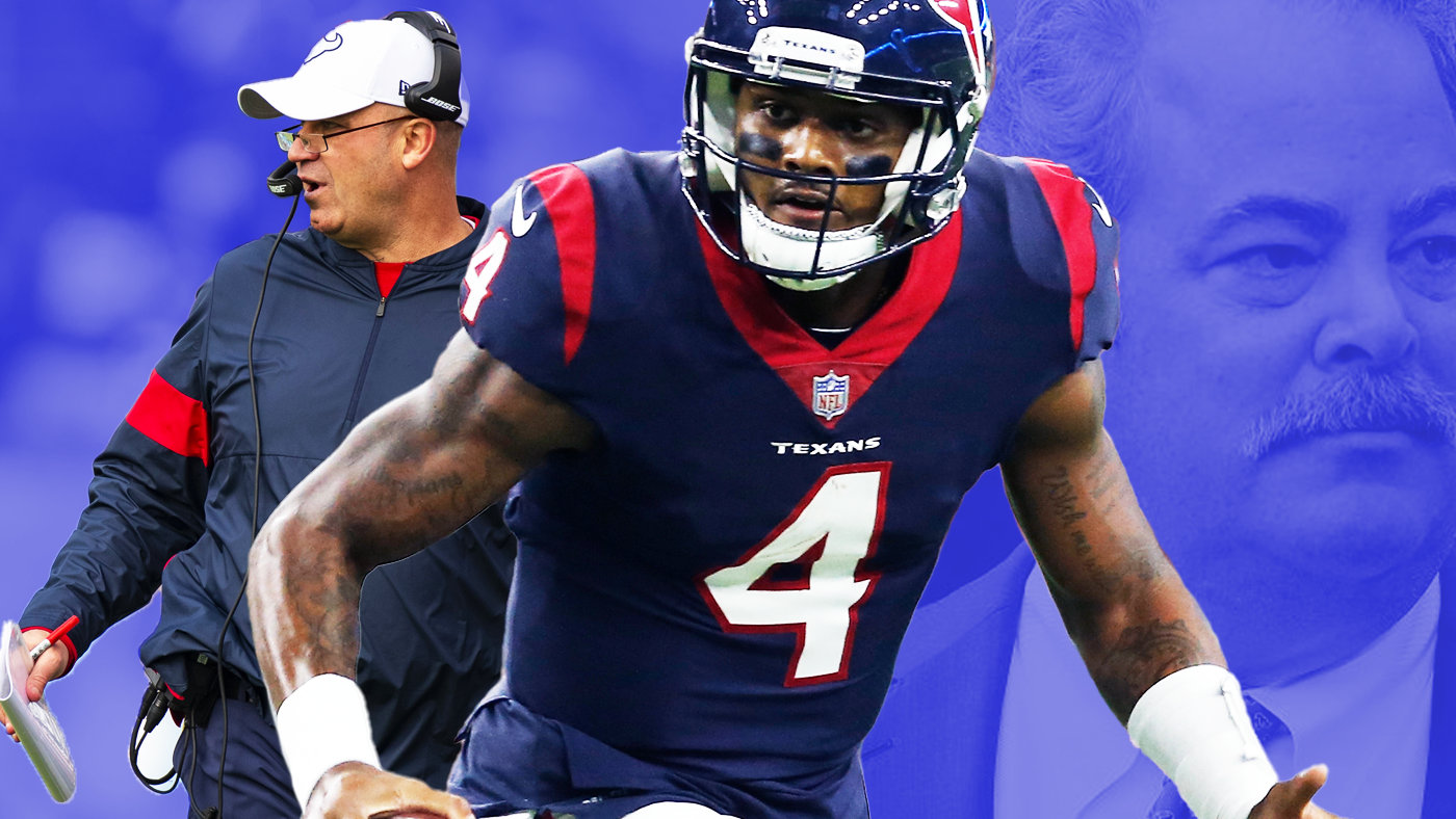 Texans Bill O'Brien, Deshaun Watson, Cal McNair