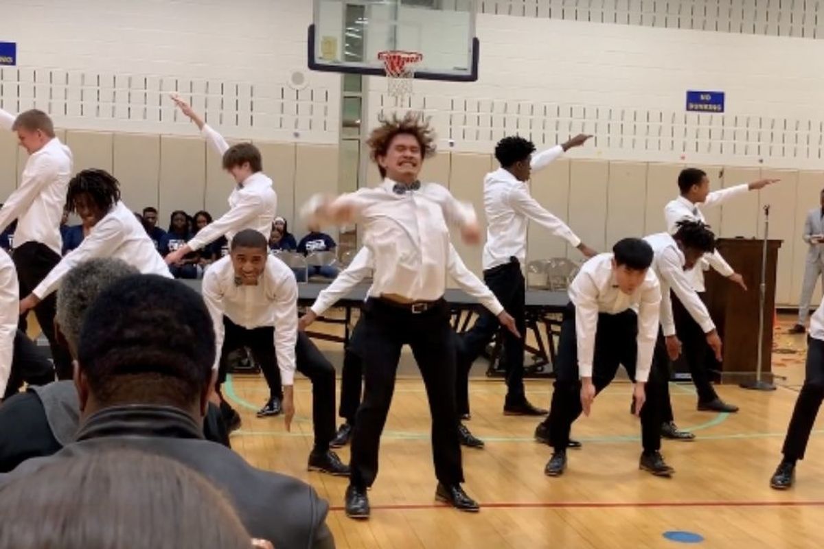 Maryland high schoolers' Black History Month step routine will blow your socks off