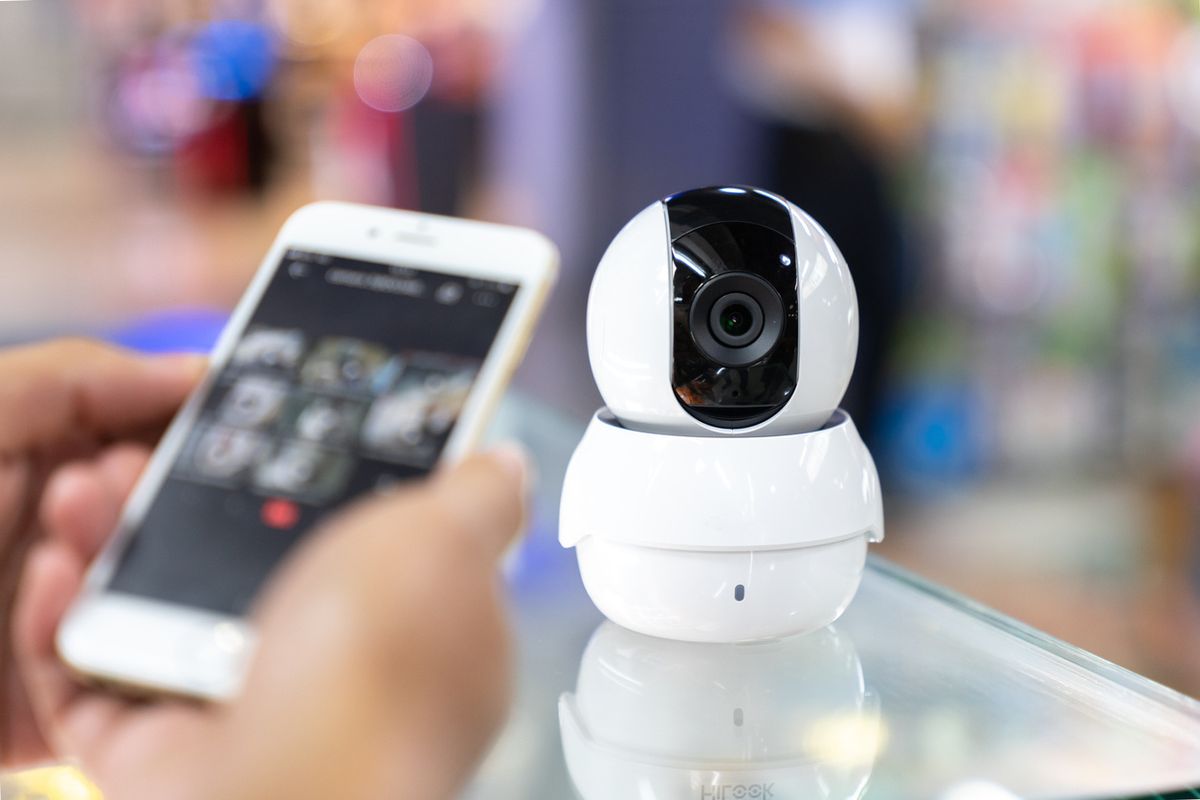 Indoor smart security camera