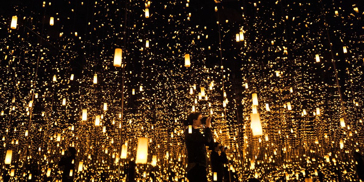 Step Into Yayoi Kusama's Infinity Rooms From Home
