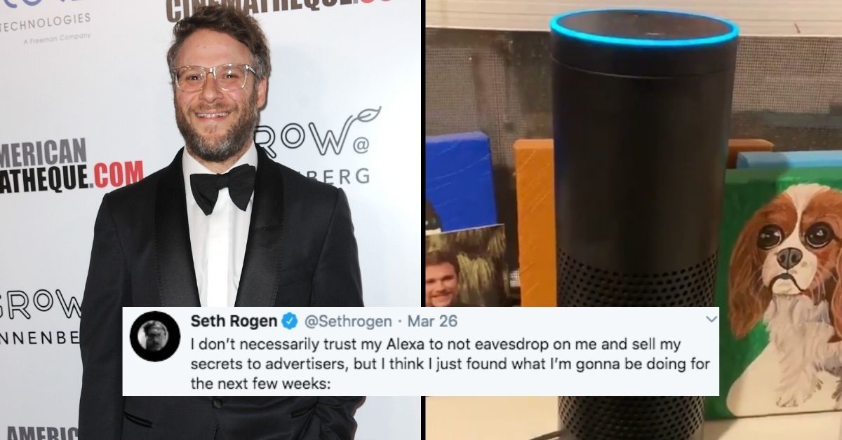 Seth Rogen Just Learned That His Alexa Can Do All Sorts Of Farts On Command, And It's Maybe The Best Thing Ever