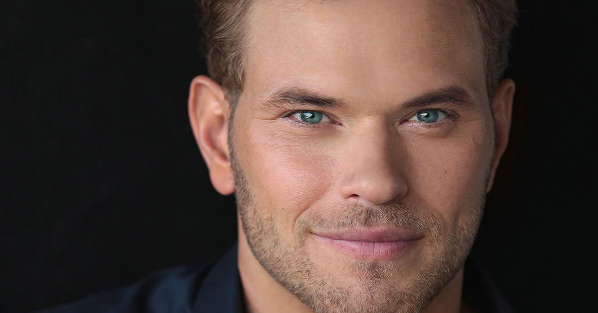 Close-up of actor Kellan Lutz.