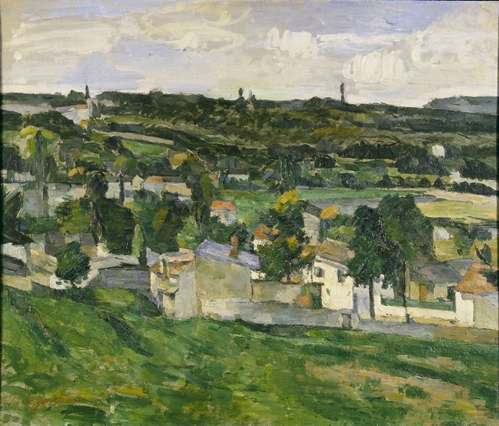View of Auvers-sur-Oise by C\u00e9zanne stolen journiest