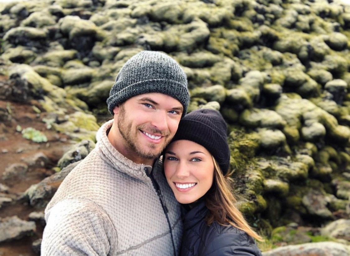 Actor Kellan Lutz and his wife.