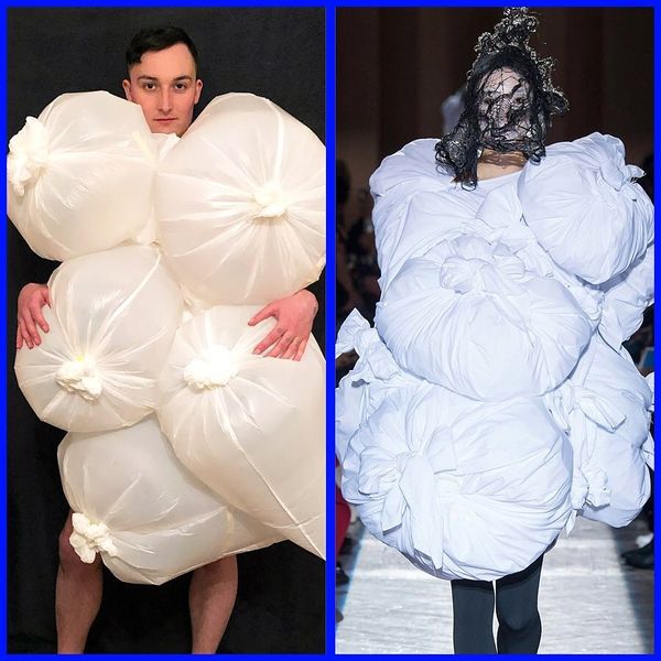 Turn Your Bed Sheets Into Balenciaga for #HomeCouture