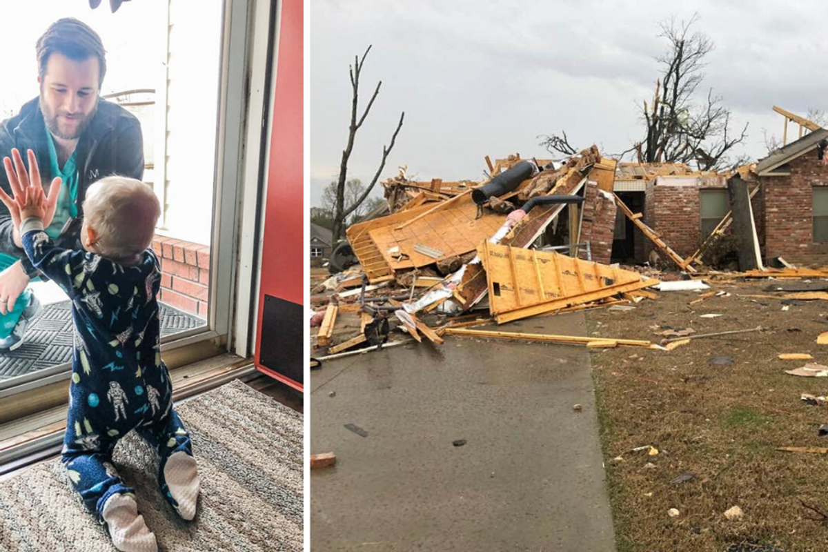 Countless strangers rallied to help a doctor's family recover after their home was destroyed in a tornado