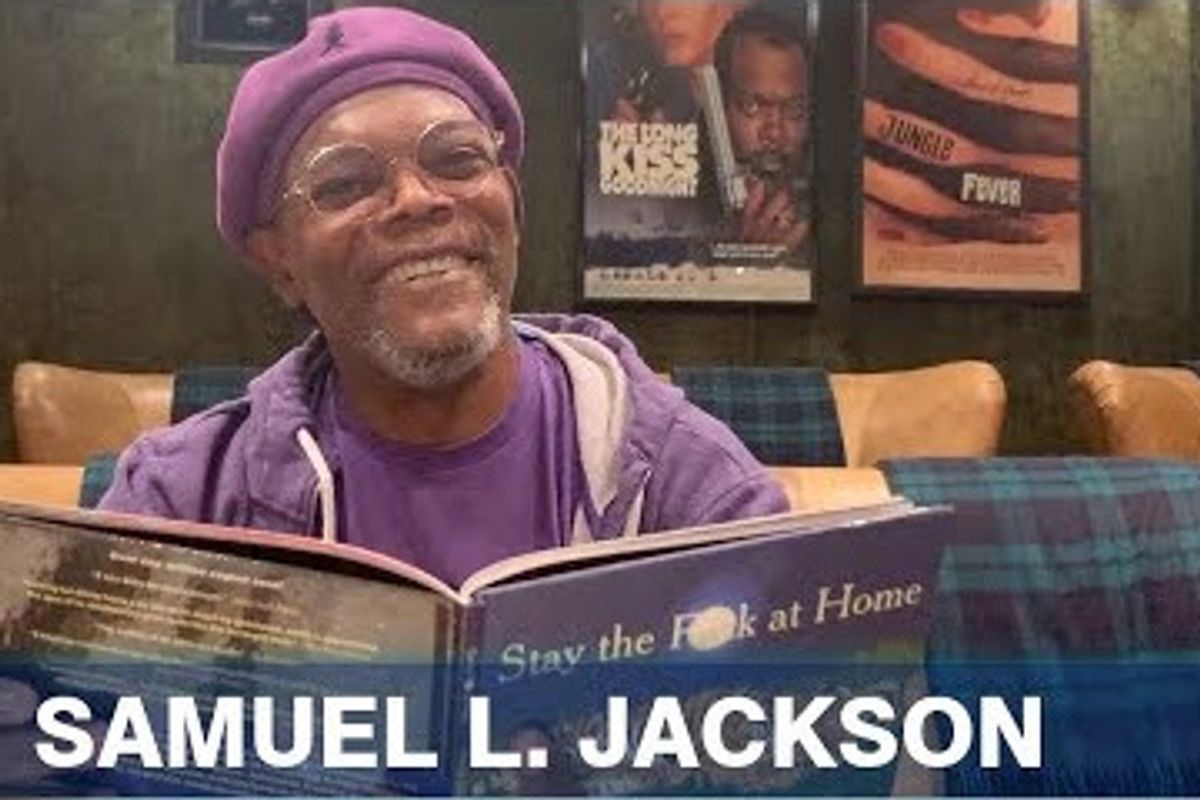 Samuel L. Jackson reads 'Stay the F*ck at Home' poem, and it's just perfection