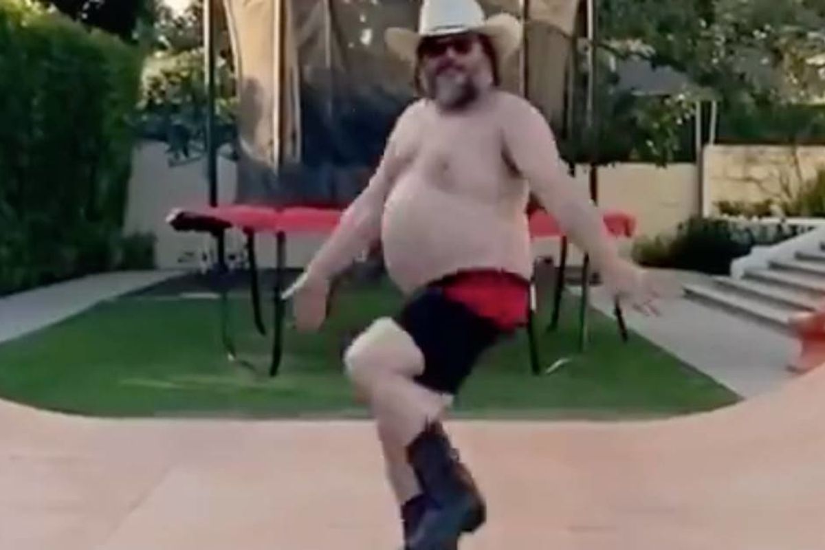 Jack Black's improvisational 'Quarantine Dance' has taken the internet by storm