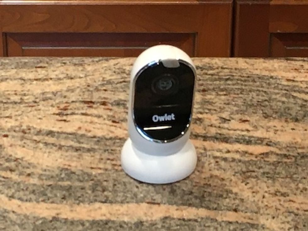 Owlet Cam on a counter