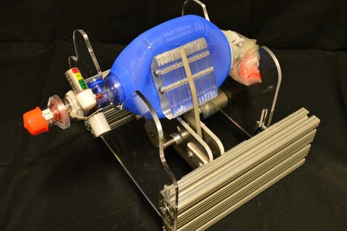 An MIT team created a ventilator that only costs $100 using a common hospital item