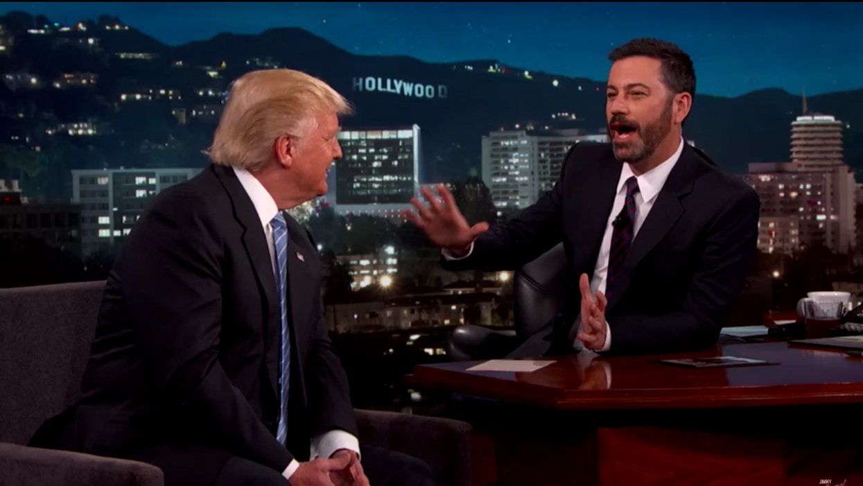 Jimmy Kimmel, Donald Trump