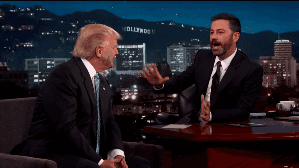Jimmy Kimmel, Donald Trump