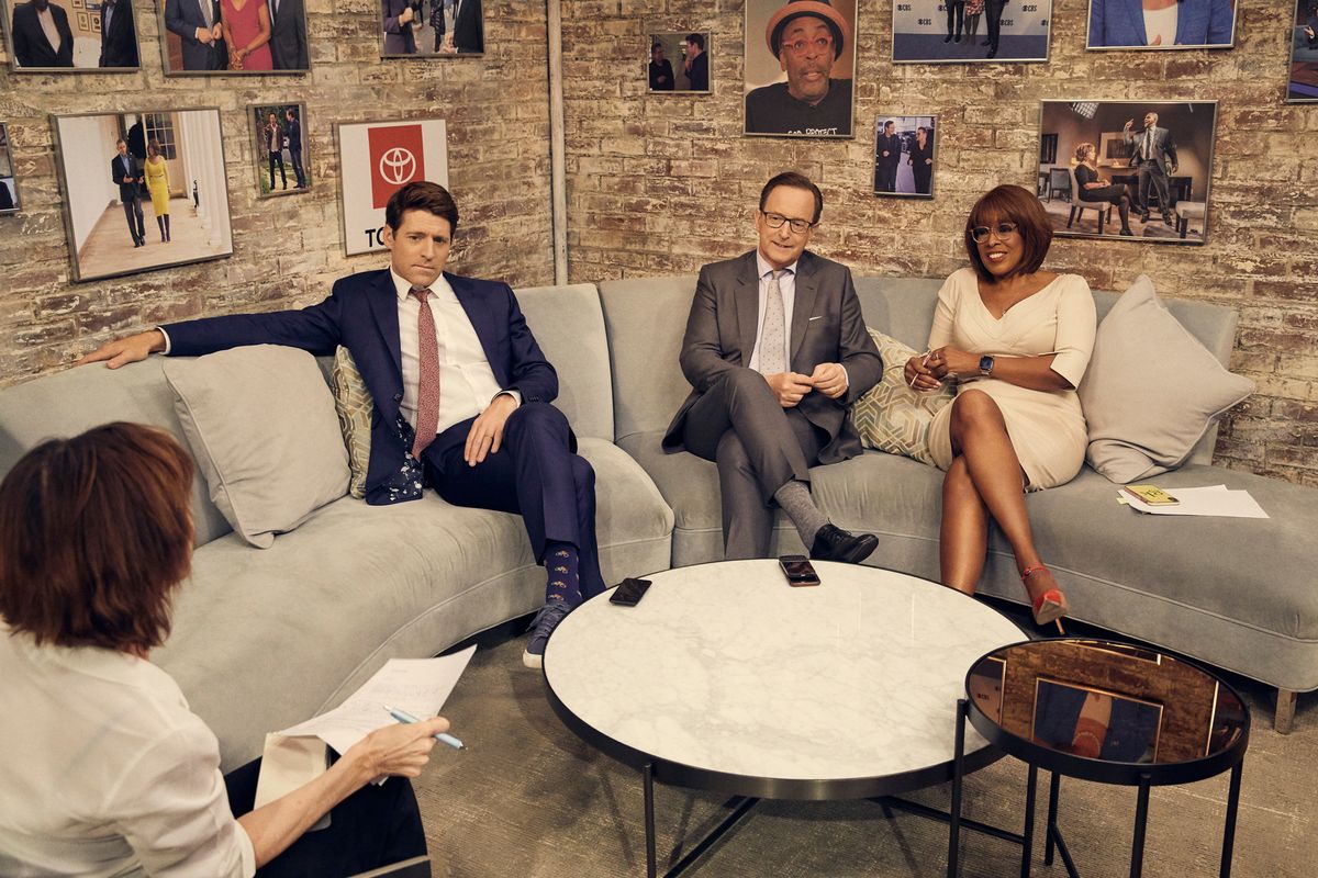 Gayle King, Anthony Mason, and Tony Dokoupil of CBS This Morning