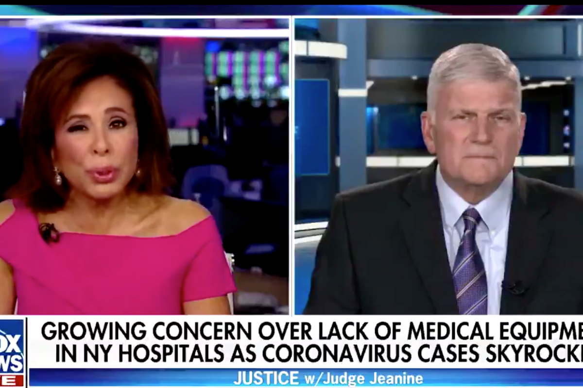 Franklin Graham: Sinners Pissed Off God So Much He Dropped Corona On Everyone