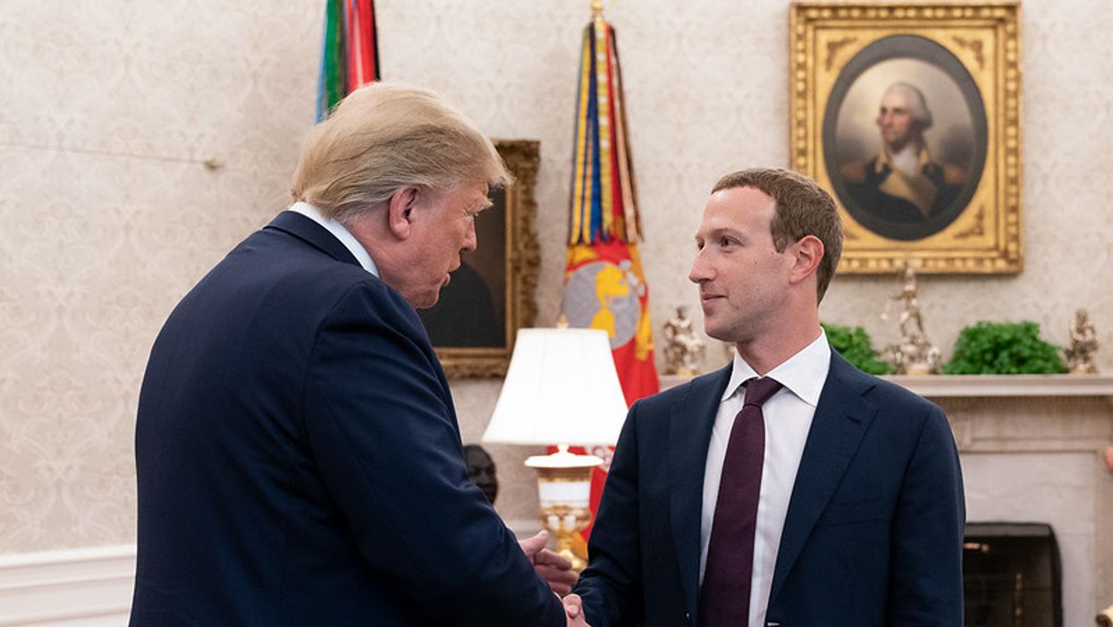 Donald Trump, Mark Zuckerberg