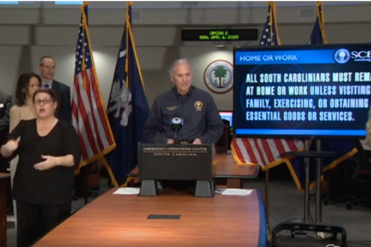 SC Gov McMaster Issues Stay At Home Order While There Are Still Some South Carolinians