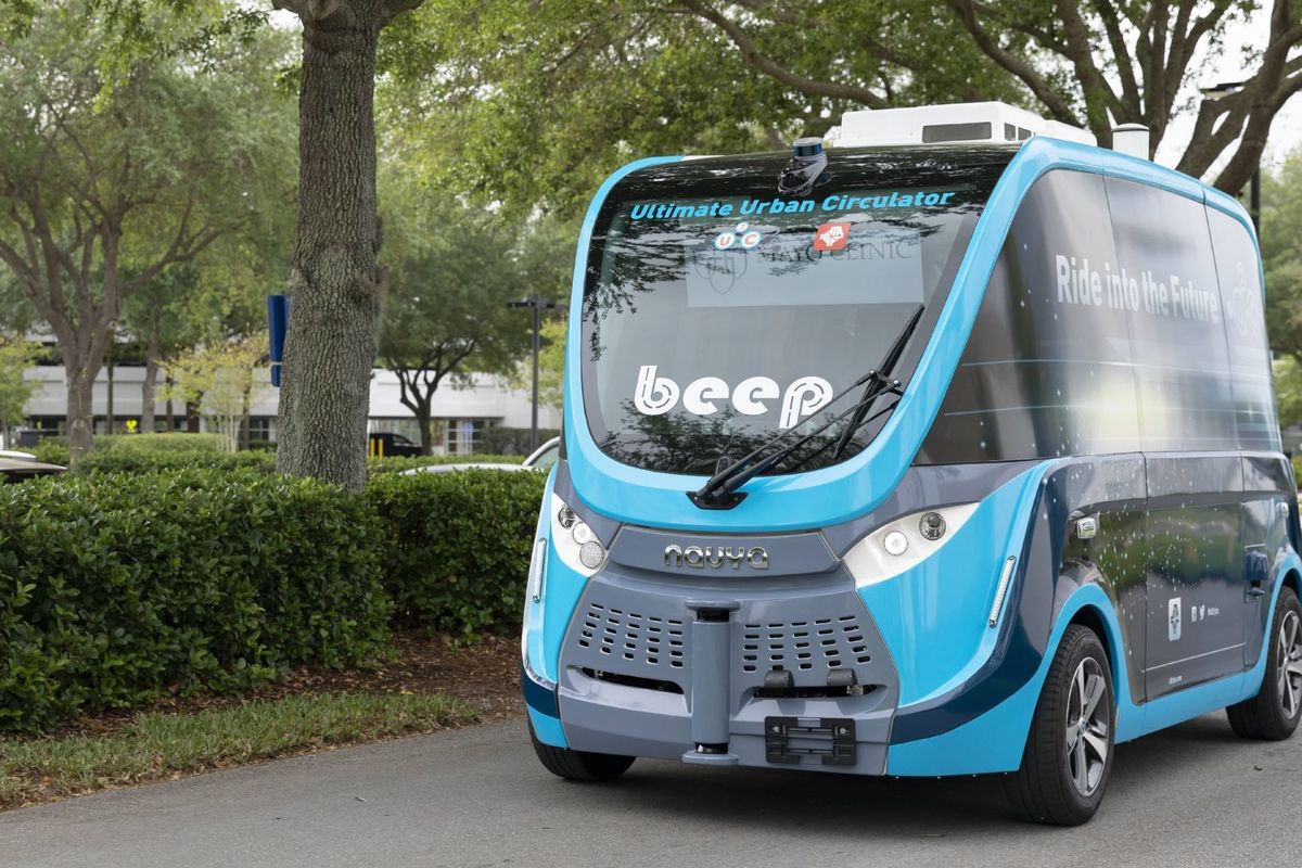 Navya autonomous vehicle