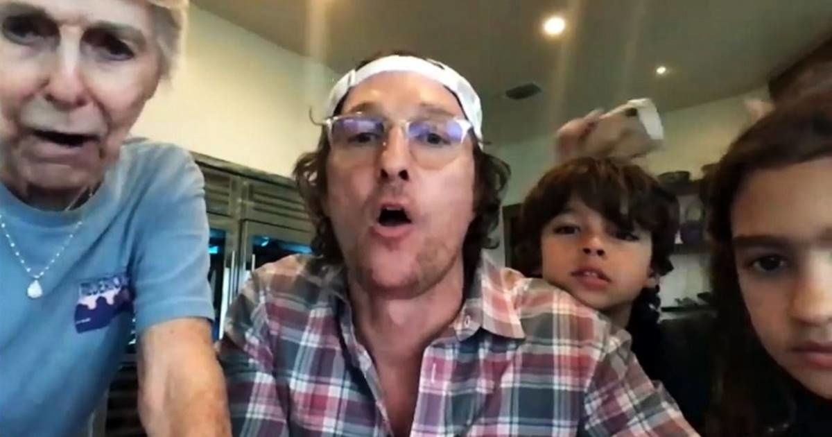 Matthew McConaughey cheered up residents at a senior living center by hosting a lively game of virtual bingo