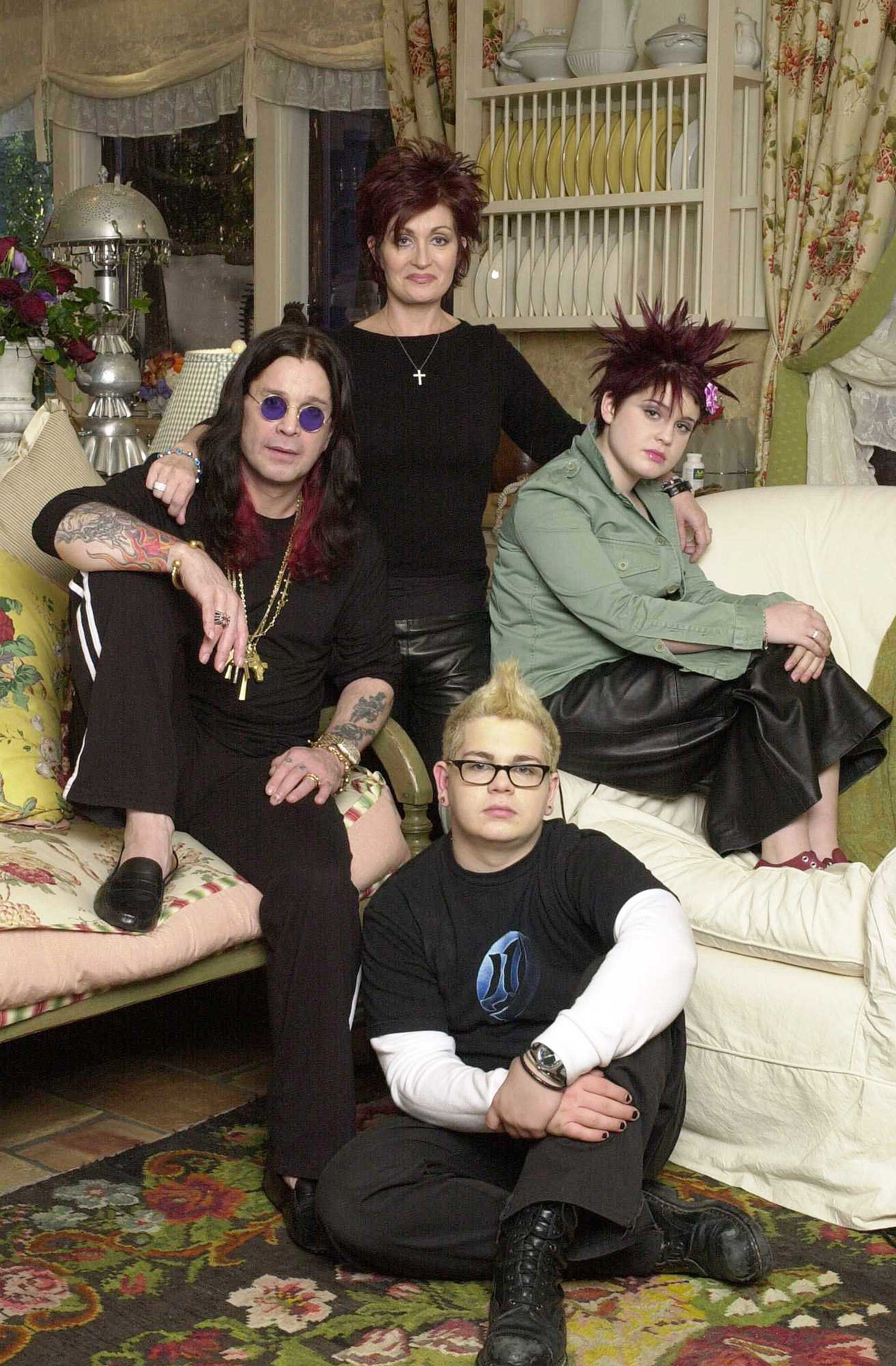 Ozzy, Sharon, Jack, and Kelly of the MTV reality series The Osbournes.