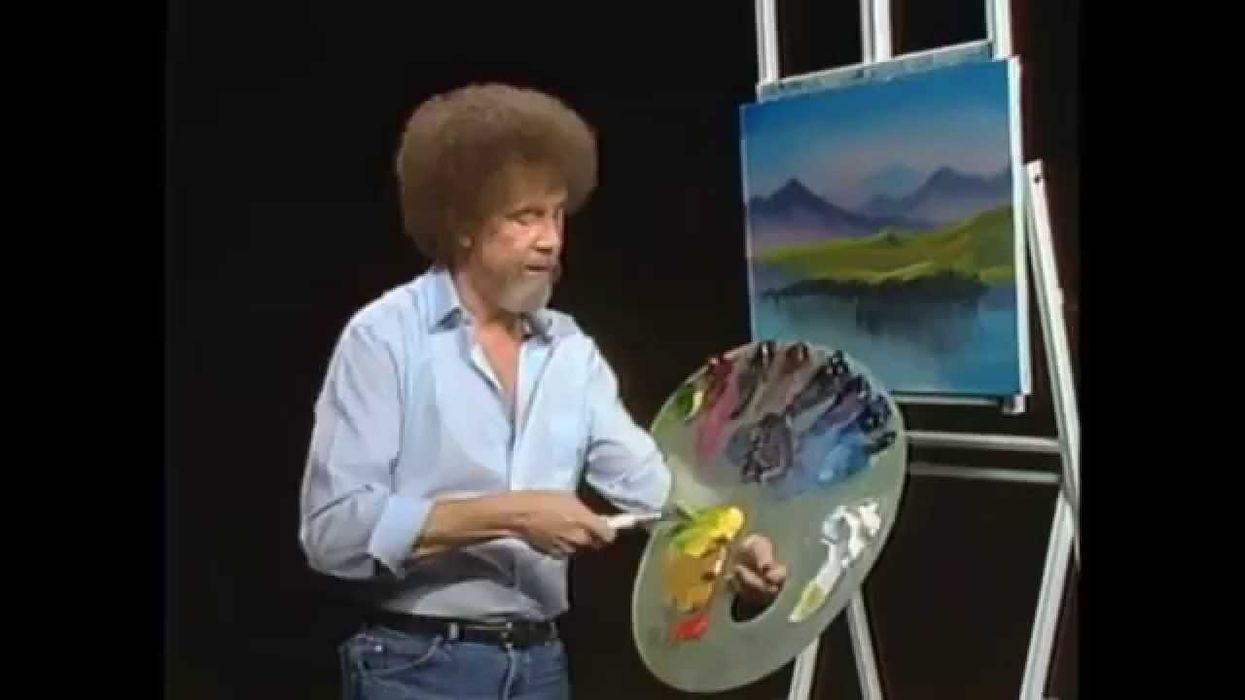 Every episode of Bob Ross's 'The Joys of Painting' is free to watch, so let's get crazy