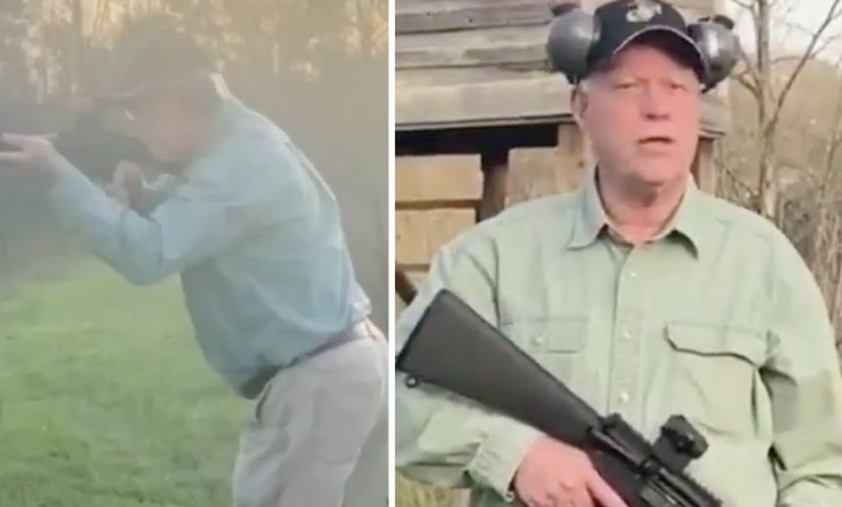 Republican Candidate Warns of 'Looting Hordes from Atlanta' While Wielding an AR-15 in Bonkers New Campaign Ad