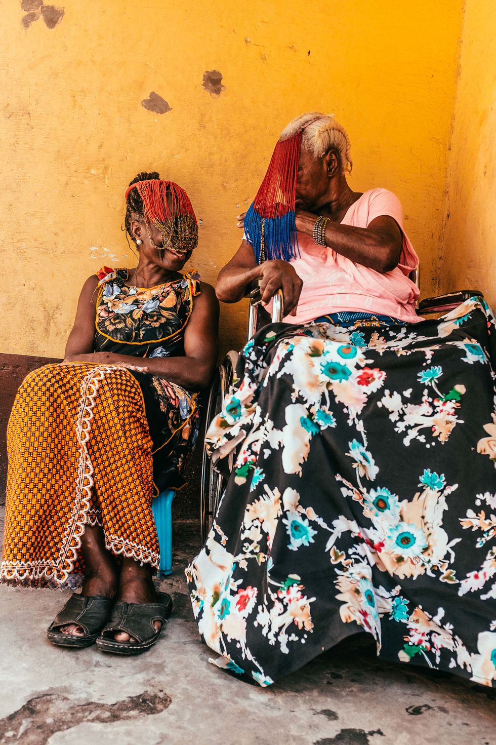 Nicole Rafiki merges contemporary and traditional visual art. class=