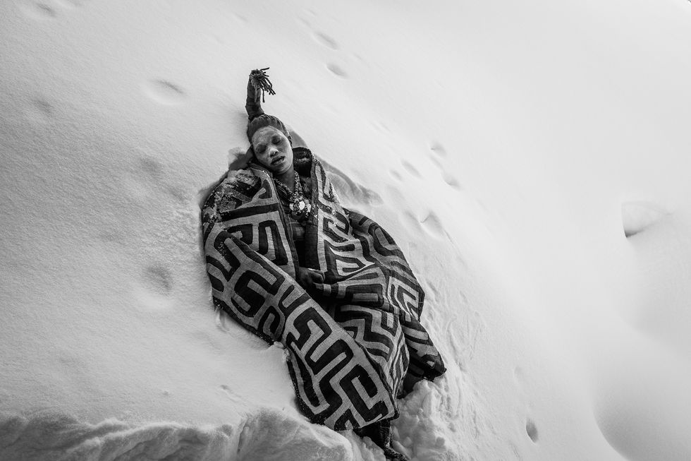 Nicole Rafiki merges contemporary and traditional visual art. class=