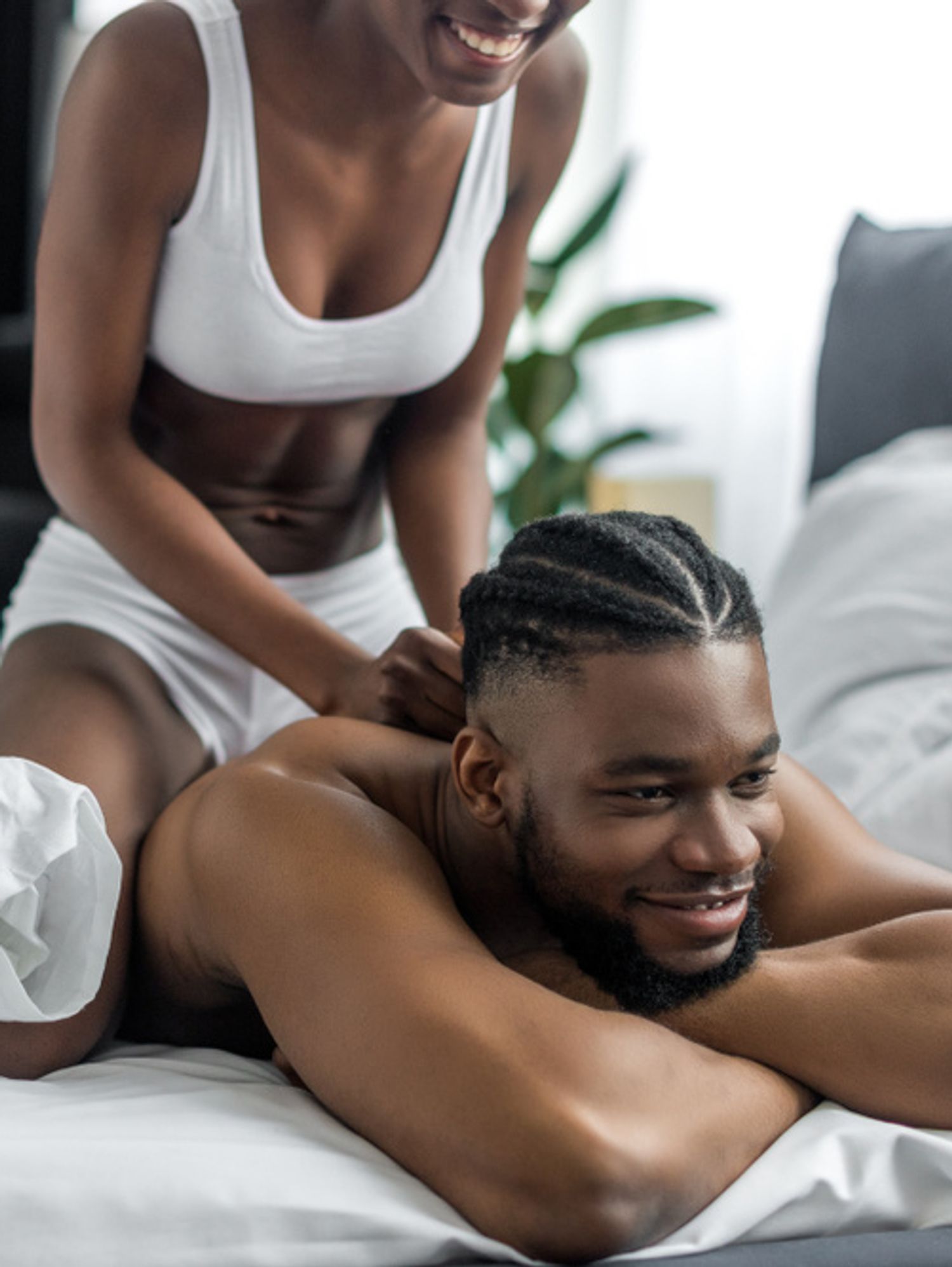 Erotic zones to massage on human body