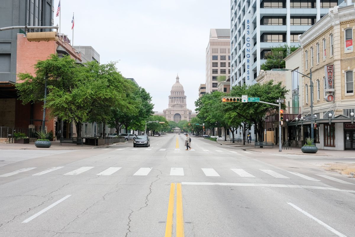 Congress Avenue, downtown, capitol